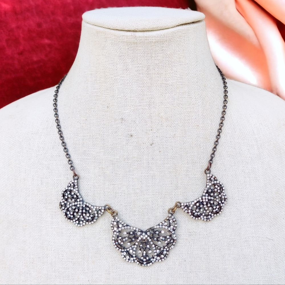 Sweet Lola crystal bib necklace